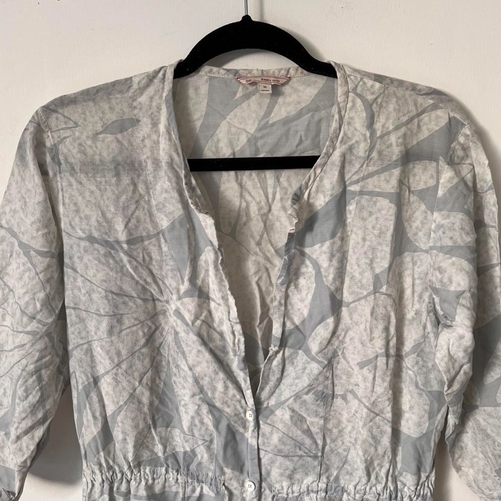 GAP light grey floral dress/cover-up